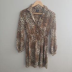 Cheetah print dress medium‎